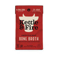 3 PACK OF Kettle & Fire Chipolte Beef Bone Broth -- 16.9 oz