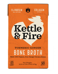 3 PACK OF Kettle & Fire Turmeric Ginger Bone Both -- 16.9 oz
