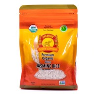 3 PACK OF Queen Elephant Premium Organic Jasmine White Rice -- 2 lbs