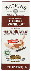 3 PACK OF Watkins Organic Original Gourmet Baking Vanilla -- 2 fl oz