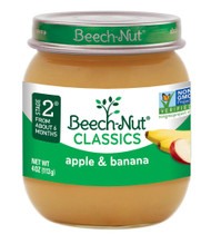 Beech-Nut Stage 2 Apple & Banana -- 4 oz Each / Pack of 10
