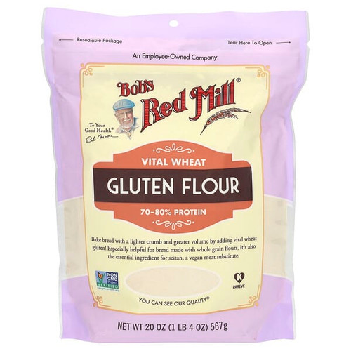 <img alt="Bobs Red Mill, Vital Wheat Gluten Flour, 20 oz (567 g)" title="Bobs Red Mill, Vital Wheat Gluten Flour, 20 oz (567 g),039978113221"