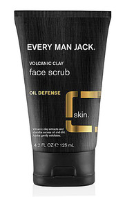 Every Man Jack Volcanic Clay Face Scrub Oil Defense -- 4.2 fl oz