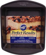 Wilton Perfect Results Nonstick 8 x 8 x 2 in Square Cake Pan Black -- 1 Sheet