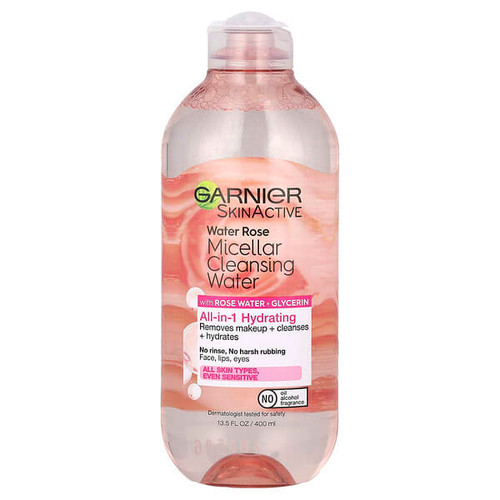 <img alt="Garnier, SkinActive, Water Rose Micellar Cleansing Water with Rose Water + Glycerin, 13.5 fl oz (400 ml)" title="Garnier, SkinActive, Water Rose Micellar Cleansing Water with Rose Water + Glycerin, 13.5 fl oz (400 ml),603084569076"
