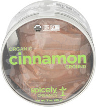 Spicely Organics Cinnamon Ground Tin -- 3 oz