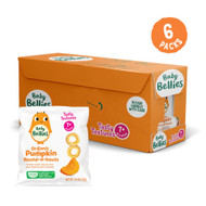Little Bellies Baby Bellies Organic Pumpkin Roundabouts -- 0.42 oz Each / Pack of 6