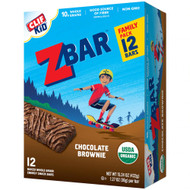Clif Kid ZBar Chocolate Brownie -- 12 Bars