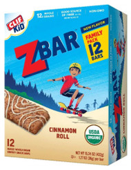 Clif Kid ZBar Cinnamon Roll -- 12 Bars