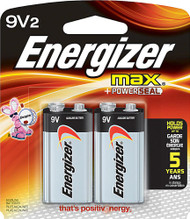 Energizer Max plus Power Seal 9V2 Alkaline Batteries -- 2 Pack