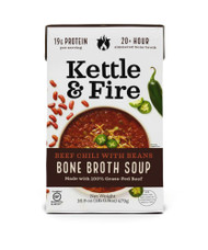 Kettle & Fire Beef Chili with Beans Bone Broth Soup -- 16.9 oz