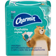 Charmin Flushable Wipes -- 160 Wipes