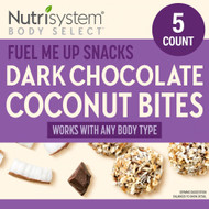 Nutrisystem Body Select Fuel Me Up Snack Bites Dark Chocolate Coconut -- 5 Count