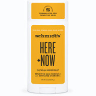 Schmidts Deodorant Stick Sensitive Skin Here & Now -- 3.25 oz