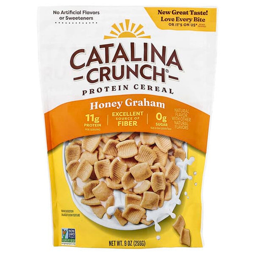 <img alt="Catalina Crunch, Protein Cereal, Honey Graham, 9 oz (255 g)" title="Catalina Crunch, Protein Cereal, Honey Graham, 9 oz (255 g),860479001553"
