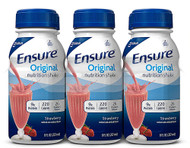 Ensure Original Nutrition Shake Strawberry 8oz -- 6 Bottles