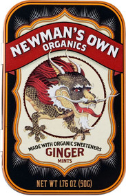Newmans Own Organic Ginger Mints -- 6 Pack