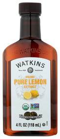 Watkins Organic Pure Lemon Extract -- 4 fl oz