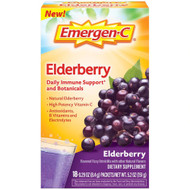 Emergen-C Elderberry Daily Immune Support and Botanicals Drink Mix -- 18 Packets