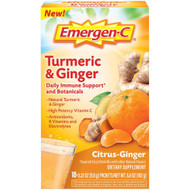Emergen-C Turmeric & Ginger Daily Immune Support and Botanicals Drink Mix -- 18 Packets