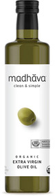 Madhava Organic Extra Virgin Olive Oil Single Source Non-GMO -- 16.9 fl oz