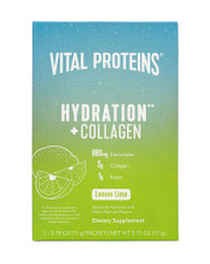 Vital Proteins Hydration + Collagen Stick Packs Lemon Lime -- 7 Stick Packs