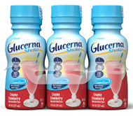 Glucerna Nutritional Shake Creamy Strawberry -- 6 Bottles