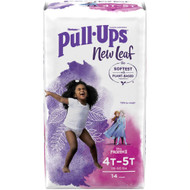 Huggies Pull-Ups New Leaf Training Pants for Girls 4T-5T -- 14 Diapers