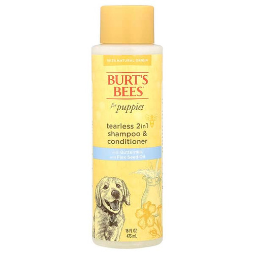 <img alt="Burts Bees, Tearless 2 in 1 Shampoo & Conditioner with Buttermilk & Flaxseed Oil, For Puppies, 16 fl oz (473 ml)" title="Burts Bees, Tearless 2 in 1 Shampoo & Conditioner with Buttermilk & Flaxseed Oil, For Puppies, 16 fl oz (473 ml),742797757186"