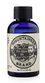 Mountaineer Brand Pre-Shave Oil Cool Mint -- 2 fl oz