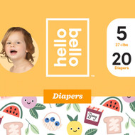 Hello Bello Jumbo Diaper Alphbet Soup - Size 5 -- 20 Diapers