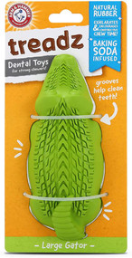 Arm & Hammer Super Treadz Gator Chew Toy For Dogs -- 1 Toy