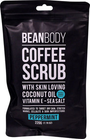 Bean Body Coffee Scrub Peppermint -- 7.76 oz