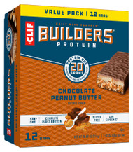 Clif Builders Protein Bar Chocolate Peanut Butter -- 12 Bars