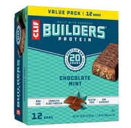 Clif Builders Protein Bars Chocolate Mint -- 12 Bars
