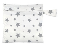 Charlie Banana Multi Purpose Wet Tote Bag - Twinkle Little Star Grey -- 1 Bag