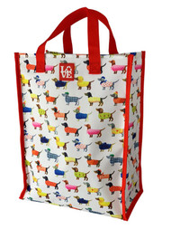 Love Bags Love Sack Reusable Grocery Bag Dog Party -- 1 Bag