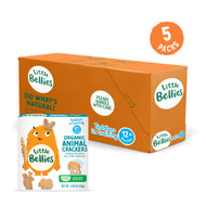 Little Bellies Organic Animal Crackers -- 4.58 oz Each / Pack of 5