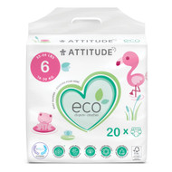 Attitude Baby Diapers XL Size 6 -- 20 Diapers