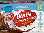 Boost Nutritional Drink Glucose Control Chocolate Sensation -- 12 Bottles