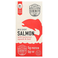 <img alt="Serenity Kids, Wild Caught Salmon with Butternut Squash & Beet, 6+ Months, 6 Pouches, 3.5 oz (99 g) Each" title="Serenity Kids, Wild Caught Salmon with Butternut Squash & Beet, 6+ Months, 6 Pouches, 3.5 oz (99 g) Each,850000411081"