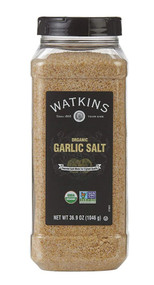 Watkins Organic Garlic Salt -- 36.9 oz