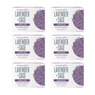 Schmidts Bar Soap Lavender & Sage -- 5 oz Each / Pack of 6