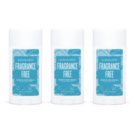 Schmidts Deodorant Stick Sensitive Skin Fragrance Free -- 3.25 oz Each / Pack of 3