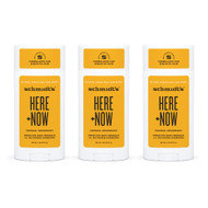 Schmidts Deodorant Stick Sensitive Skin Here & Now -- 3.25 oz Each / Pack of 3