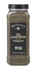 Watkins Organic Black Pepper Ground -- 15.7 oz