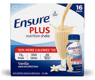 Ensure Plus Nutrition Shake 8 fl oz Vanilla -- 16 Bottles
