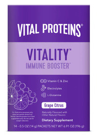 Vital Proteins Vitality Immune Booster Grape Citrus -- 14 Packets