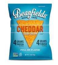 Beanfields Bean Chips Cheddar Sour Cream -- 1.5 oz Each / Pack of 24