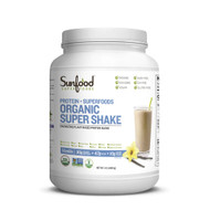 SunFood Protein + Superfoods Organic Super Shake Vanilla -- 1.1 lbs